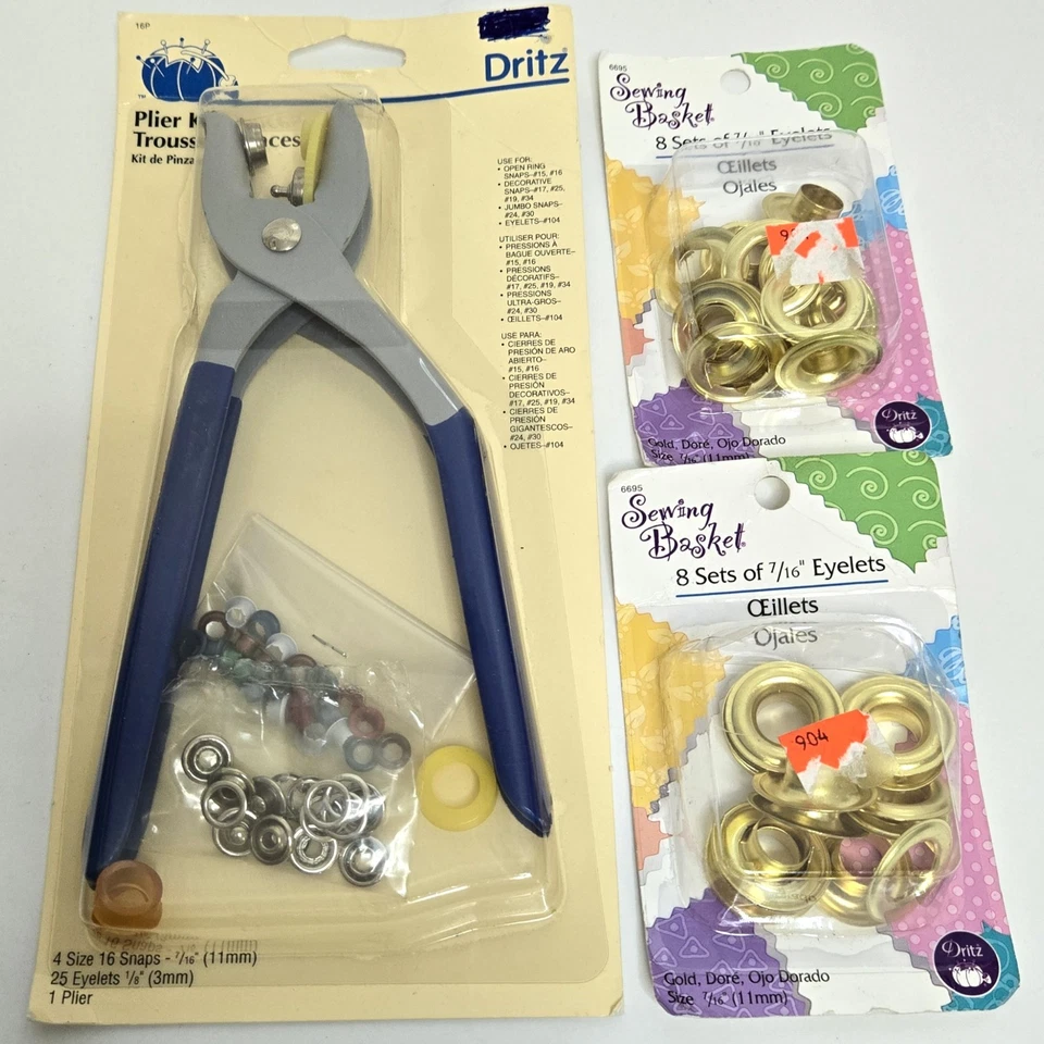 Dritz 16p Snap Fastener Pliers Kit