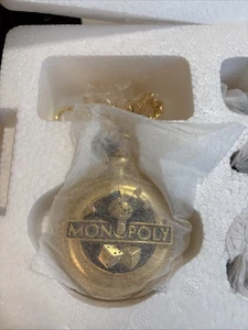 Vintage Rare Monopoly Pocket Watch Franklin Mint With Chain NIB - Picture 1 of 4
