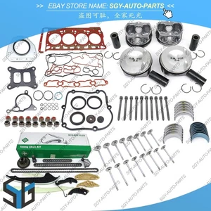 OEM Engine Rebuild Overhaul Pistons Valves Seals Kit For VW Audi 2.0TFSI CNC CNT - Picture 1 of 17