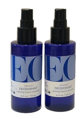 2 x Aceites Esenciales EO LAVANDA FRANCESA DESODORANTE ORGÁNICO SPRAY 4 Fl Oz. Cada  Foto 1 de 4