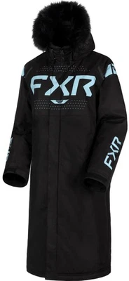 Abrigo de nieve FXR Warm Up para mujer negro/azul Maui Foto 1 de 2