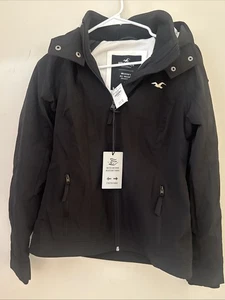 Hollister California Damen Allwetterjacke Mantel schwarz Größe XS - Bild 1 von 5