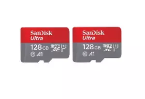 128GB Sandisk Ultra MicroSD works with Wyze cam v3 Pro/Outdoor v2 Smart Cams x2 - Picture 1 of 5