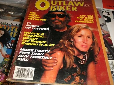 OUTLAW BIKER  magazine  april 1985   vol.1 #3   98 pages  Decent shape   Foto 1 de 3