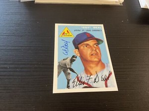 COT DEAL (Dec.) Signed 1954 Topps Archives 1994 #192 Cardinals Autograph Auto