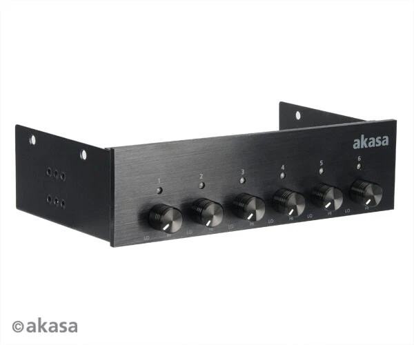 Akasa AK-FC-08BKV2 6 Fan, Fan Controller FC.SIX - Image 1 of 1