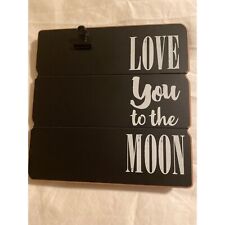 Kohl’s Love You to the Moon slats & clip photo display