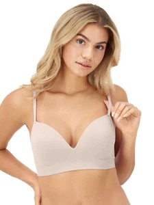 Maidenform M Seamless Bralette Damen Gr. 2XL Beige Kabellos Geformte Cups Träger - Bild 1 von 9