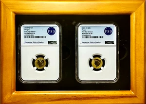 GOLD Morgan & Peace 1/10 oz/ea PREMIER SELECT SERIES/NGC REV-PROOF-70 UC-FDI - Picture 1 of 12
