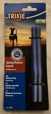 Banda de Tira de Seguridad Reflectante Trixie Azul/Gris M 38cm 19mm Art No.: 1296 Foto 1 de 2