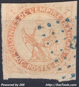 COLONIES GENERALES AIGLE 40c VERMILLON N° 3 AVEC CACHET SNG SENEGAL - Picture 1 of 2