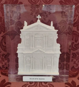 Kirche St. Susanna in Rom Skulptur in Acryl ummantelt - #46/100 - sehr schön! - Bild 1 von 5