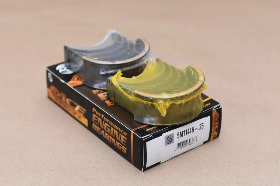 ACL Race Main Bearings .25mm Over FOR 89-92 Mitsubishi Eclipse 4G63 4G64 6-Bolt - Image 1 of 1