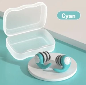 Schlaf Rauschunterdrückung Ohrhörer - Gehörschutz - Anti-Lärm & Wasserdicht - Cyan - Bild 1 von 6