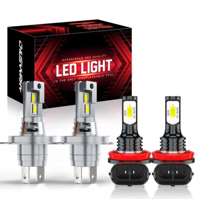 Se adapta a Nissan Cube 2009-2014 H4 + H11 Combo LED Faro Alto Bajo Luz Antiniebla Foto 1 de 4