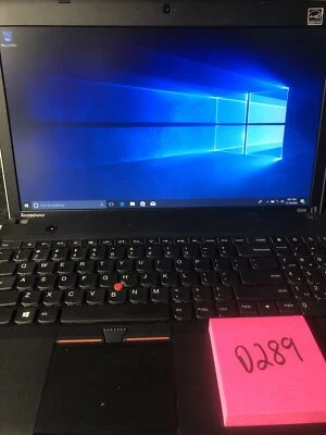 Lenovo ThinkPad Edge E545 AMD A8-5550M 2.10GHZ 4GB RAM 80GB HDD DVDRW Win10 - Image 1 of 4
