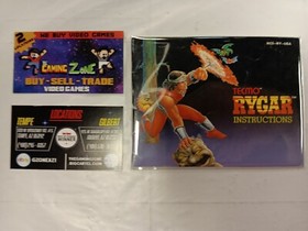 NES-Tecmo Rygar (Nintendo Entertainment System) SOLO MANUAL + BOLSA PROTECTORA 