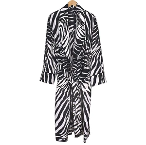 Dolce & Gabbana Silk Twill Zebra Print Kimono Jacket Robe IT 50 AU 18 - Bild 1 von 23