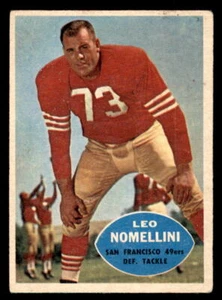 1960 Topps Football #121 Leo Nomellini GD+ (Crease) - Picture 1 of 2
