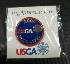 VINTAGE USGA 2009 VOLUNTEER GOLF APPRECIATION PIN FREE SHIPPING - Picture 1 of 2