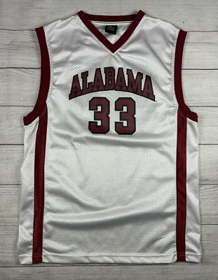 Camiseta deportiva de baloncesto vintage Starter Alabama Crimson Tide #33 para hombre talla mediana Foto 1 de 4