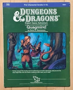 Dungeons & Dragons X6 Quagmire! 9081 TSR RPG VG+ - Picture 1 of 2