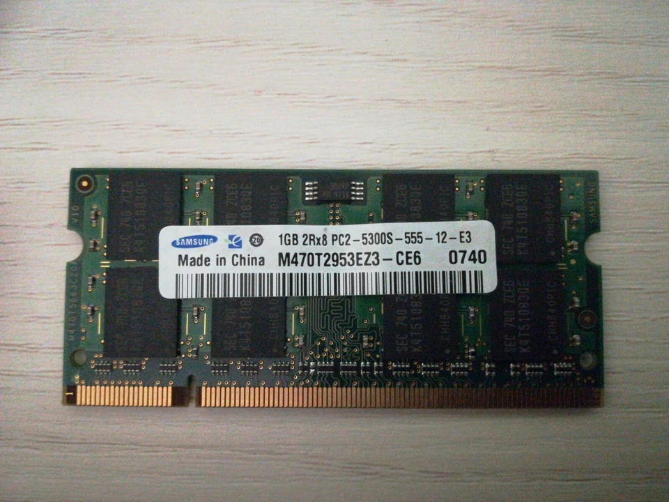 Ram 1GB DDR2 PC2-5300 667 MHZ sodimm - Immagine 1 di 1