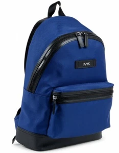 Michael Kors Kent Sport Sapphire Blue Nylon Large Backpack 37F9LKSB2C $398 FS Y - Picture 1 of 10