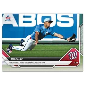 2025 Topps Now Card 210 Daylen Lile Diving Catch SO W -RC -Free Shipping Always! - Picture 1 of 2