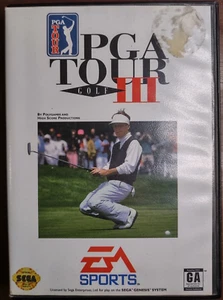 Pre-Owned PGA Tour Golf III, CIB, Box and Manual, Sega Genesis, Tested Works - Picture 1 of 18