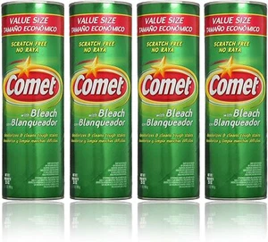 Comet Cleaner with Bleach Powder 25-Ounces | Scratch-Free | (Pack of 4) - Picture 1 of 1