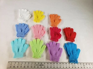 Lot Of 11 Pairs of Bath Shower Gloves Double Side Exfoliator Body Glove - Picture 1 of 3