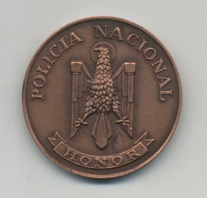 Espagne Espagne Franco Police Honor Medal - Photo 1/2