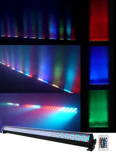 Rockville ROCKSTRIP 252 LED 5 Channel DMX RGB Color Strip DJ Wash Up Light Bar - Picture 1 of 11