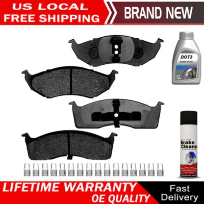 Limpiador de pastillas de freno y frenos delanteros de cerámica para Chrysler 300M Concorde LHS neón 4 piezas Foto 1 de 4