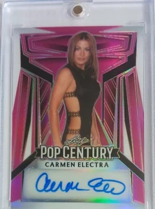 Carmen Electra 2023 Leaf Pop Century Autograph Card # 11/15 Auto Baywatch - Picture 1 of 2