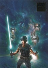 2009 Star Wars Galaxy Series 4 BASE Trading Card #104 THE THREAT OF THRAWN