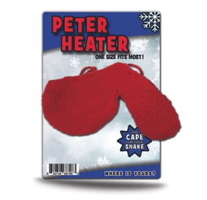 Peter Heater - Divertido calentador Willy tejido para hombre - Divertido broma de regalo mordaza para adultos - Imagen 1 de 1