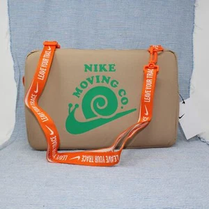 Nike Moving Co Shoe Box Bag Hemp/SafetyOrange/StadiumGreen DV 5649-200 12L - Picture 1 of 12
