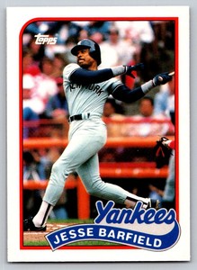 1989  Topps Traded #7T Jesse Barfield New York Yankees