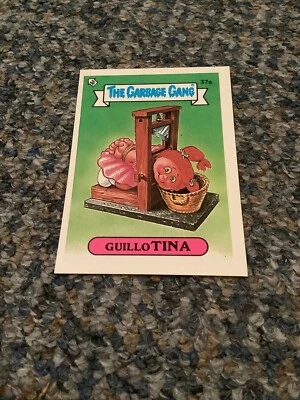 THE GARBAGE GANG SERIES 1 AUS #37a GUILLO TINA 1985 REGINA TOPPS - Image 1 of 2