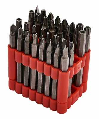 75mm Power Bit Set Long Torx Star Hex Hole Security Tamperproof Screwdriver-32PC - Image 1 of 4
