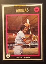 1973-74 Oscar Gamble Venezuelan Winter League Sticker #166