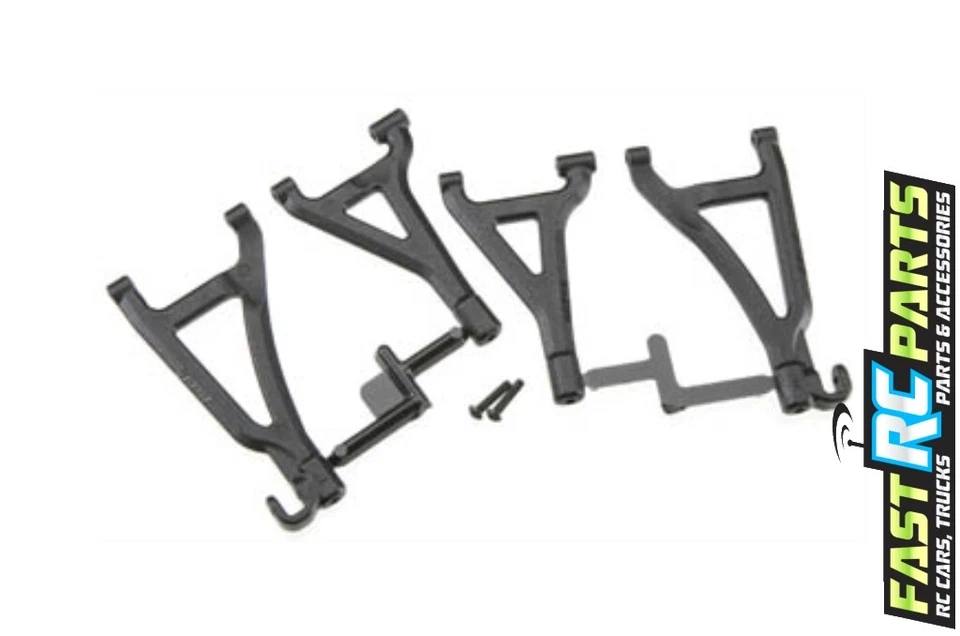 Traxxas 1/16 E-Revo RPM Front Upper & Lower A-Arm Set 1/16 E-Revo Black RPM80692 - Image 1 of 1