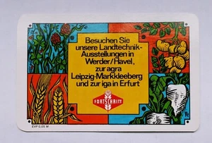 Orig. DDR Taschenkalender Fortschritt Landmaschinen 1987 IGA Erfurt Leipzig ZT - Picture 1 of 2