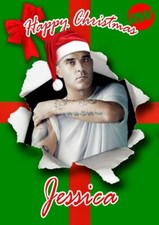 PERSONALISED ROBBIE WILLIAMS CHRISTMAS CARD