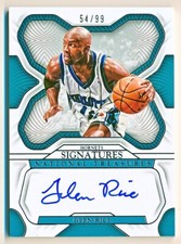 2022-23 National Treasures Glen Rice Signatures Auto #S-GRC (54/99)