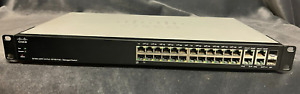 Commutateur géré Cisco Small Business SF300-24PP 24 ports 10/100 PoE+ avec oreilles rack