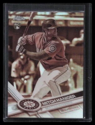 2017 Topps Chrome #29 Mitch Haniger Sepia Refractor - Image 1 of 2