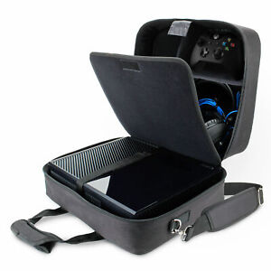 Xbox One Travel Carrying Case with Kinect Carrying Pouch and Game Disc Pockets